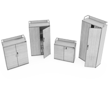 کمد-بایگانی-تمام-درب-چوبی-با-دو-درب-کوئیک-تیپ-6258-41 -  - https://mohitara.com