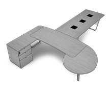 میز-مدیریت-با-کنفرانس-تیتانی-تیپ-2334-41 -  - https://mohitara.com