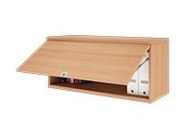 کمد-دیواری-با-درب-چوبی-رو-به-بالا-مولتی-کیس-تیپ-6441-41 -  - https://mohitara.com