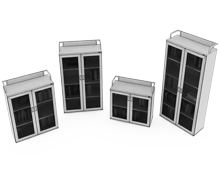 ویترین-تمام-درب-شیشه-ای-با-دو-درب-کوئیک-تیپ-6248-41 -  - https://mohitara.com