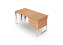 میز-کارشناسی-مستطیل-با-فایل-متصل-کوئیک-تیپ-3246-41 -  - https://mohitara.com